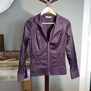 Purple fitted jacket